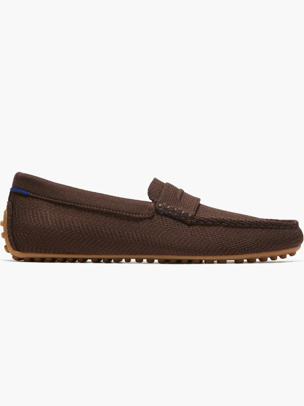 Rothy’s The Driving Loafer in Brown Herringbone